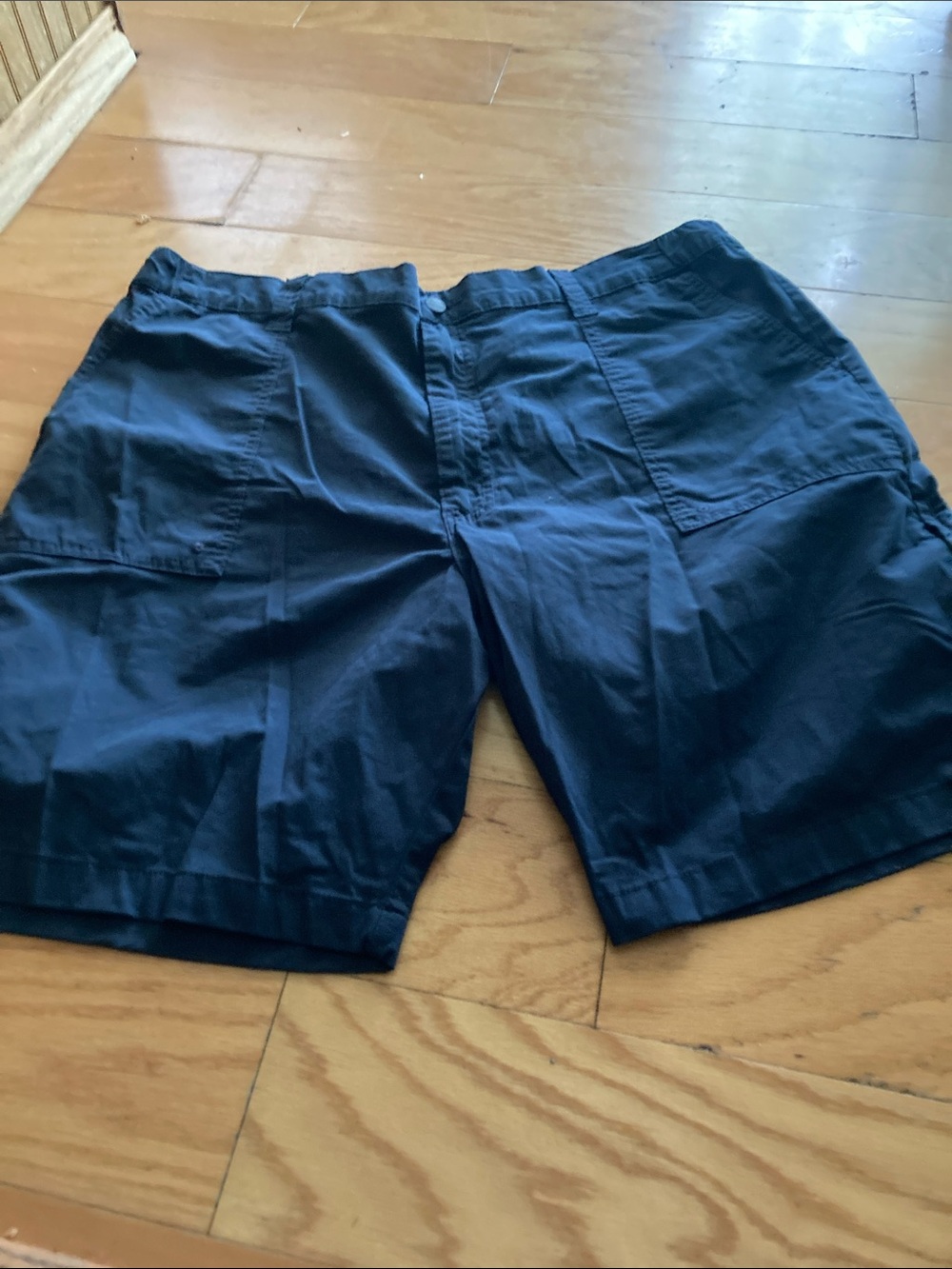 Men's Navy Cargo Shorts with Utility Pockets